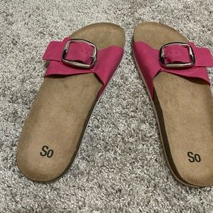 SO from Kohls slip on sandals
